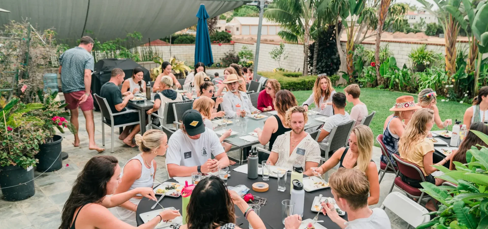 Johnny blackburn lunch party